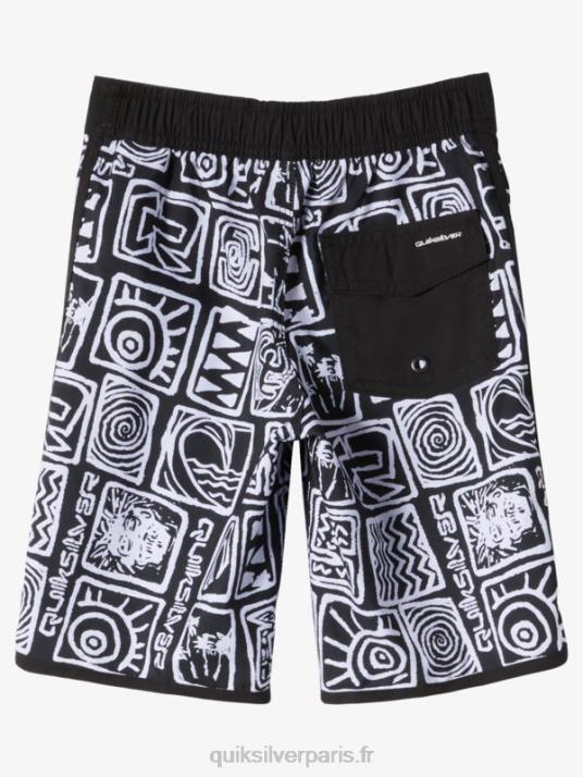 garçons Quiksilver 2-7 daily feston 14 boardshorts D6PT1921 noir
