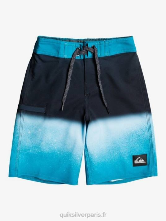 garçons Quiksilver 2-7 dalles de surfsilk 14 boardshorts recyclés D6PT2335 bleu fjord