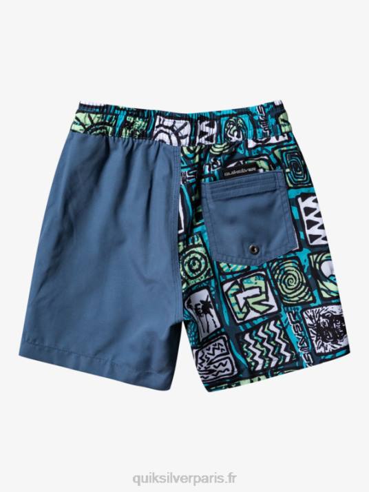 garçons Quiksilver 2-7 nouvelle génération 12 volées D6PT2047 bleu rivière