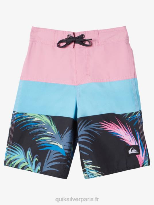 garçons Quiksilver 2-7 panneaux quotidiens 14 boardshorts D6PT1897 mauve clair de lune