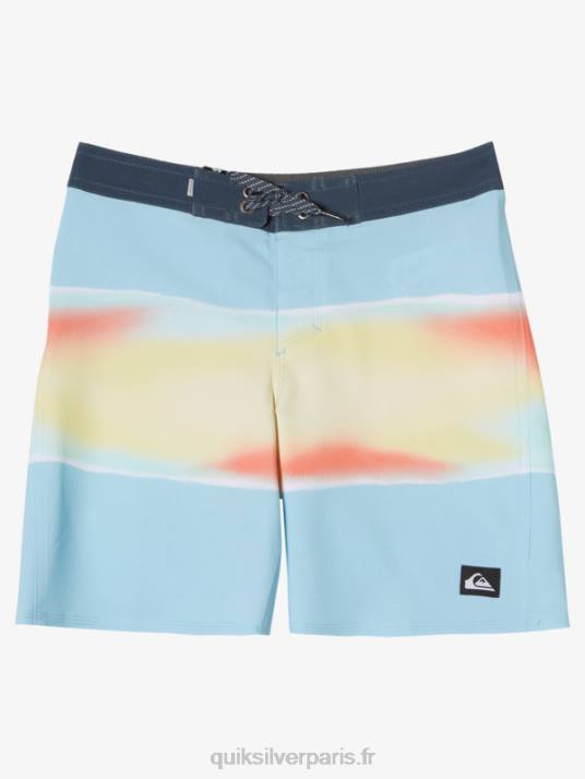 garçons Quiksilver 2-7 surfsilk air brush 14 boardshorts D6PT2180 bleu ciel