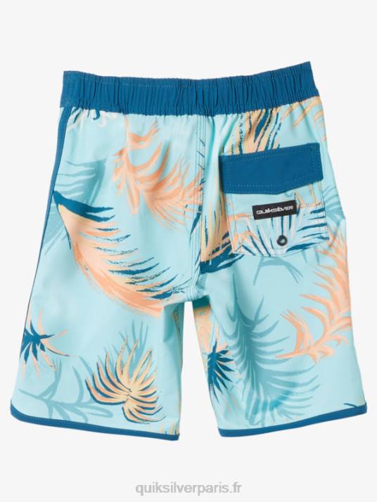 garçons Quiksilver 2-7 surfsilk festonné 14 boardshorts D6PT2038 bleu marocain