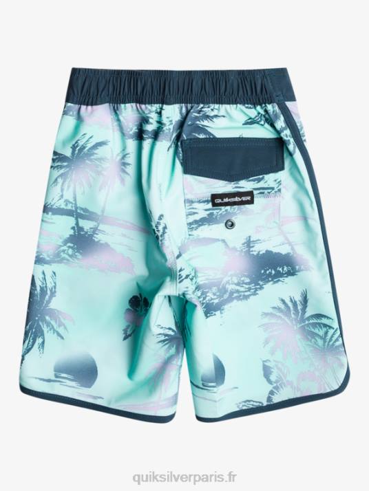 garçons Quiksilver 2-7 surfsilk festonné 14 boardshorts D6PT2039 verre de plage