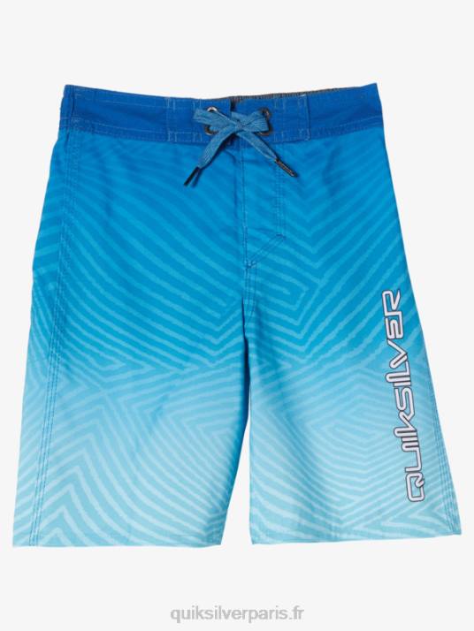 garçons Quiksilver 2-7 tous les jours warp fade 14 boardshorts D6PT2175 tuba bleu