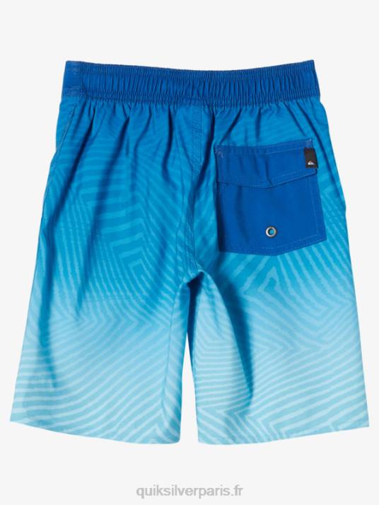 garçons Quiksilver 2-7 tous les jours warp fade 14 boardshorts D6PT2175 tuba bleu