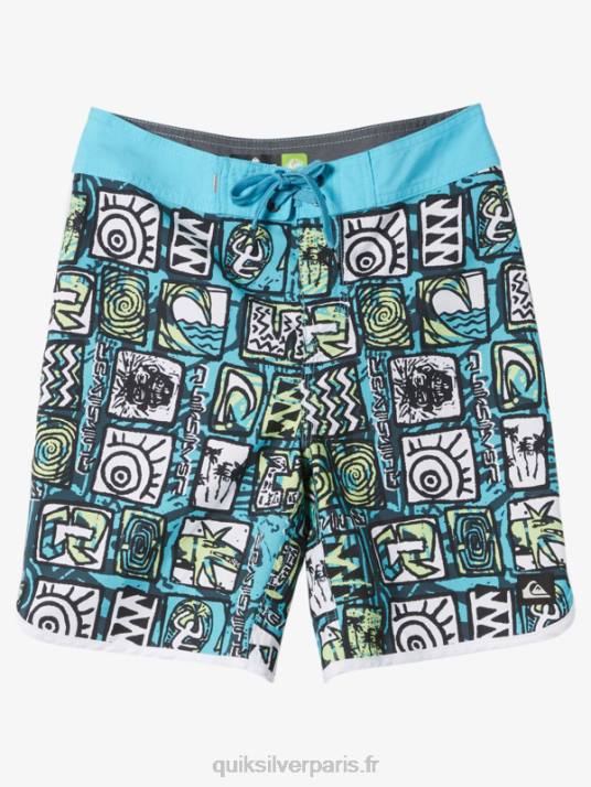 garçons Quiksilver 8-16 daily feston 17 boardshorts D6PT1901 bleu rivière