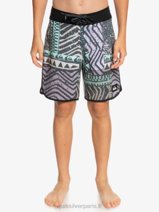 garçons Quiksilver 8-16 highlite festonné 16 boardshorts D6PT2147 La marine de minuit