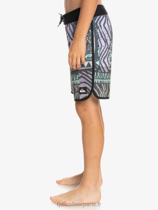 garçons Quiksilver 8-16 highlite festonné 16 boardshorts D6PT2147 La marine de minuit