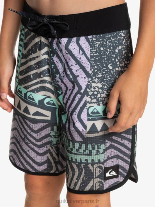 garçons Quiksilver 8-16 highlite festonné 16 boardshorts D6PT2147 La marine de minuit