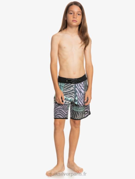 garçons Quiksilver 8-16 highlite festonné 16 boardshorts D6PT2147 La marine de minuit