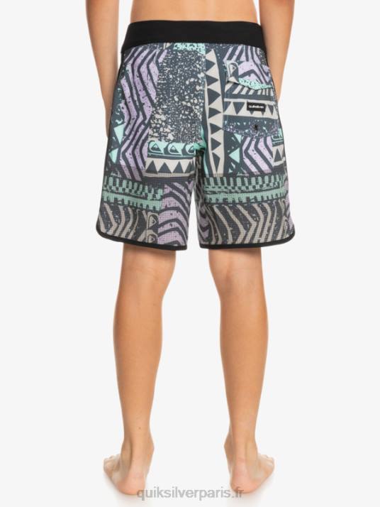 garçons Quiksilver 8-16 highlite festonné 16 boardshorts D6PT2147 La marine de minuit