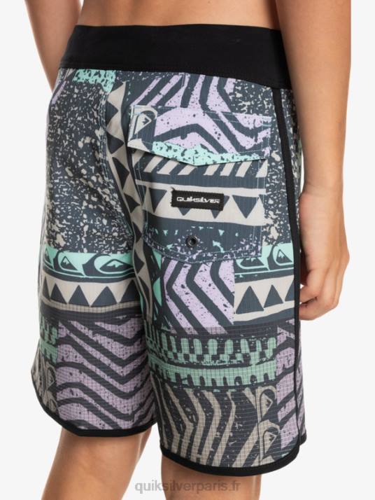 garçons Quiksilver 8-16 highlite festonné 16 boardshorts D6PT2147 La marine de minuit
