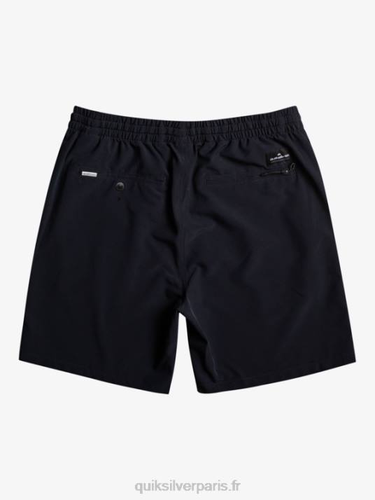garçons Quiksilver 8-16 océan élastique 18 short de bain amphibie D6PT2066 noir