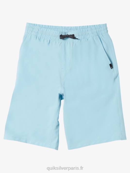 garçons Quiksilver 8-16 océan élastique 18 short de bain amphibie D6PT2068 bleu ciel