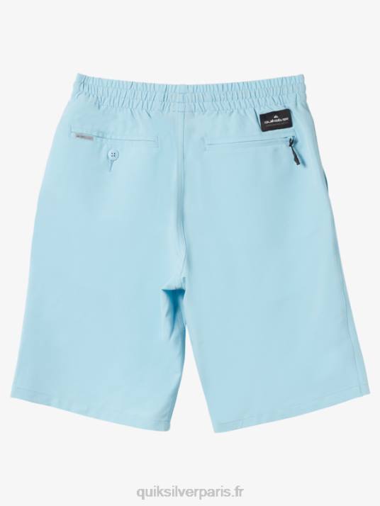 garçons Quiksilver 8-16 océan élastique 18 short de bain amphibie D6PT2068 bleu ciel