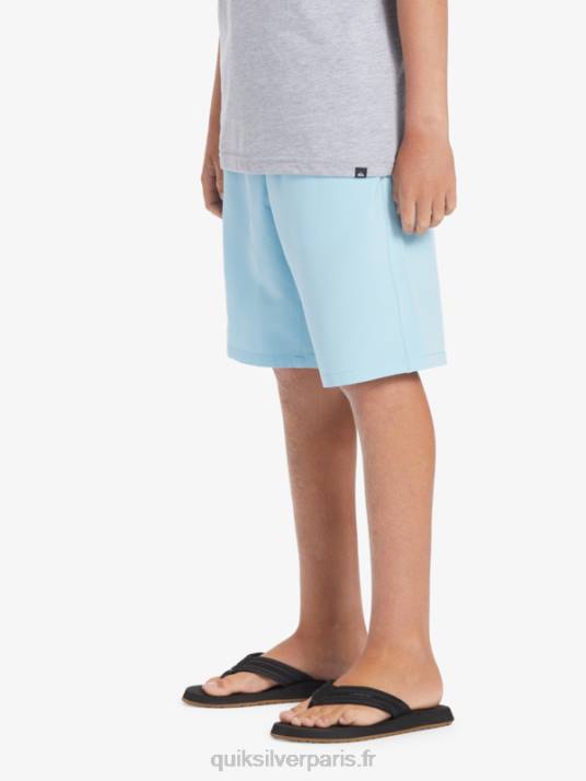 garçons Quiksilver 8-16 océan élastique 18 short de bain amphibie D6PT2068 bleu ciel