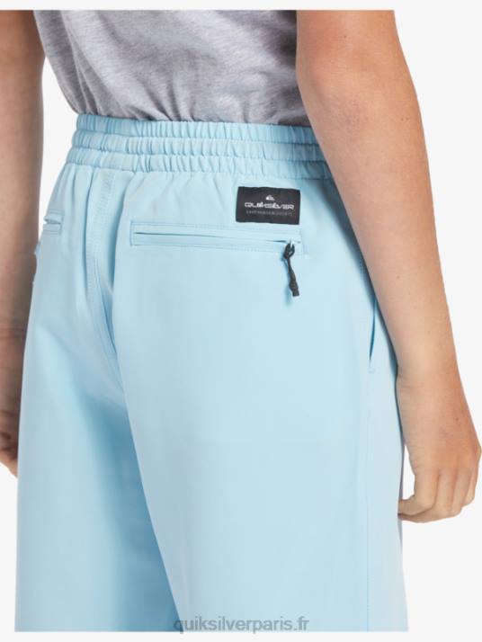 garçons Quiksilver 8-16 océan élastique 18 short de bain amphibie D6PT2068 bleu ciel