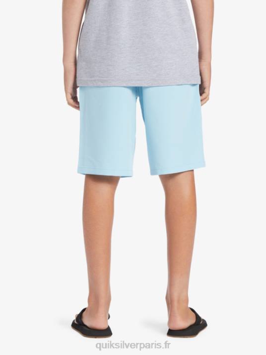 garçons Quiksilver 8-16 océan élastique 18 short de bain amphibie D6PT2068 bleu ciel