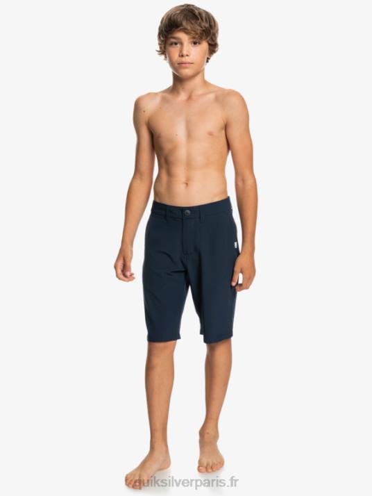 garçons Quiksilver 8-16 ocean union 19 short de bain amphibie D6PT1934 blazer bleu marine