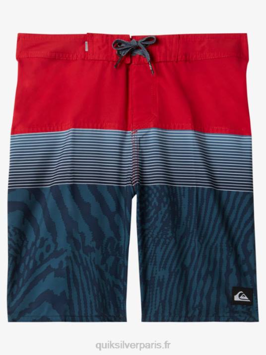 garçons Quiksilver 8-16 panneau de tous les jours 17 boardshorts D6PT1904 rouge à haut risque