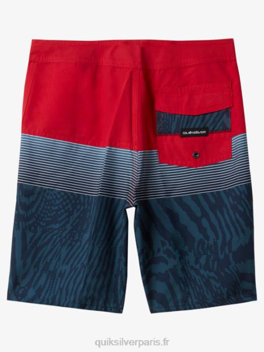 garçons Quiksilver 8-16 panneau de tous les jours 17 boardshorts D6PT1904 rouge à haut risque