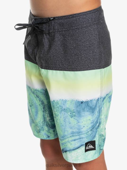 garçons Quiksilver 8-16 panneau de tous les jours et 17 boardshort D6PT2274 frêne vert