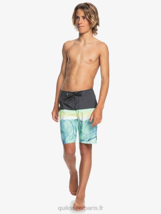 garçons Quiksilver 8-16 panneau de tous les jours et 17 boardshort D6PT2274 frêne vert