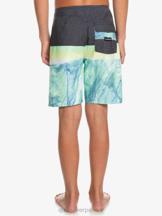 garçons Quiksilver 8-16 panneau de tous les jours et 17 boardshort D6PT2274 frêne vert
