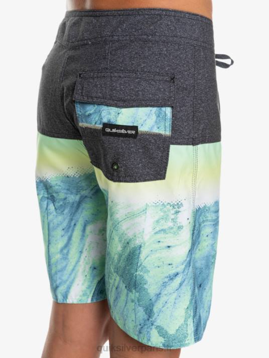 garçons Quiksilver 8-16 panneau de tous les jours et 17 boardshort D6PT2274 frêne vert