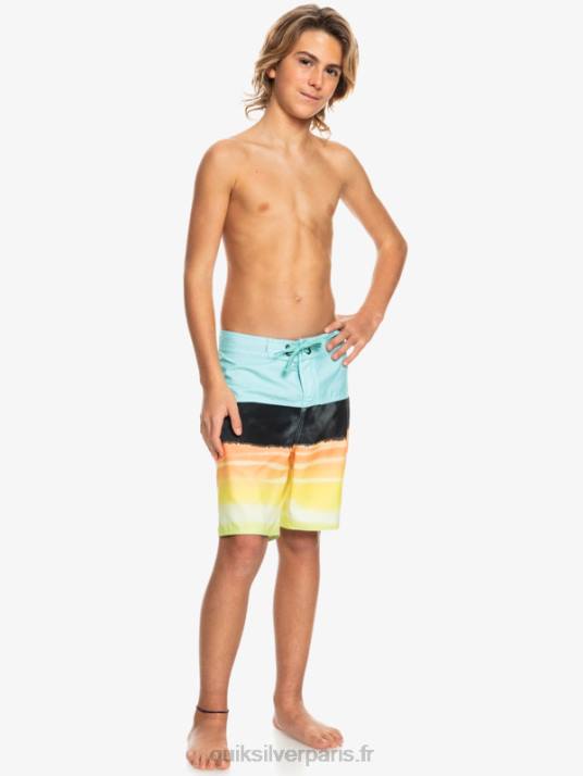 garçons Quiksilver 8-16 panneau de tous les jours et 17 boardshort D6PT2277 ange bleu