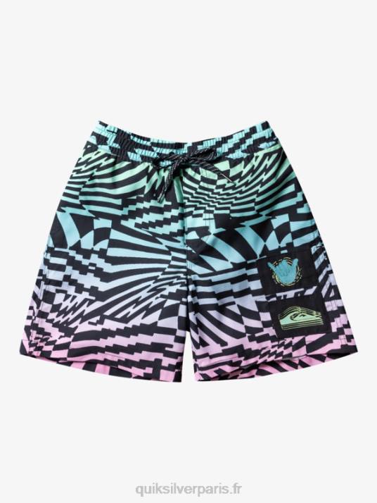 garçons Quiksilver 8-16 radicaux 14 volées D6PT1988 noir