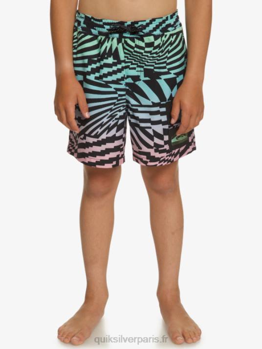 garçons Quiksilver 8-16 radicaux 14 volées D6PT1988 noir