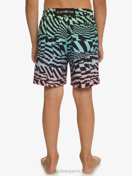 garçons Quiksilver 8-16 radicaux 14 volées D6PT1988 noir