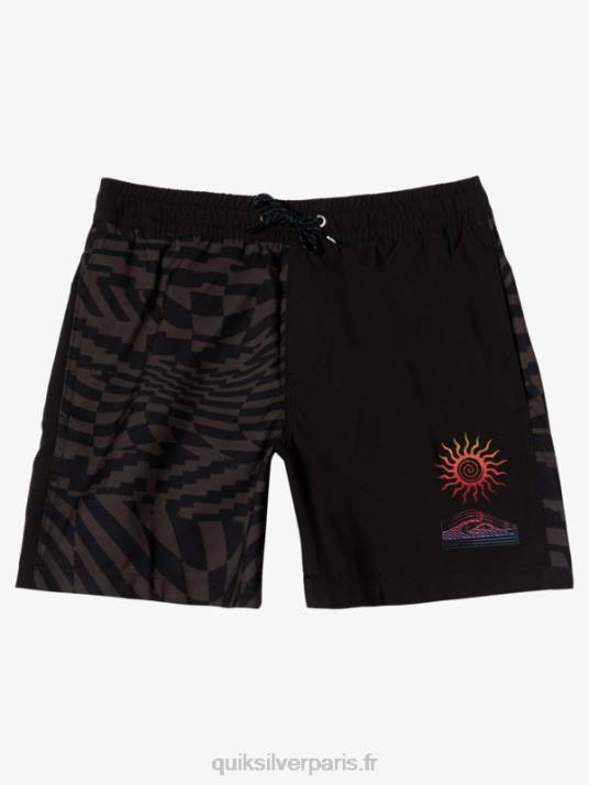garçons Quiksilver 8-16 radicaux 14 volées D6PT1989 noir