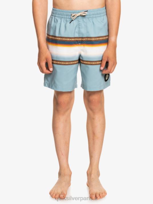 garçons Quiksilver 8-16 sun faded 15 volées recyclées D6PT2320 bleu citadelle
