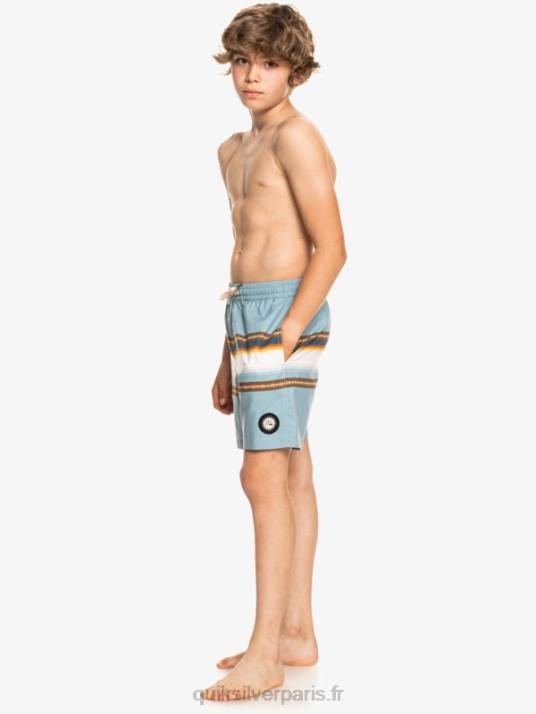 garçons Quiksilver 8-16 sun faded 15 volées recyclées D6PT2320 bleu citadelle