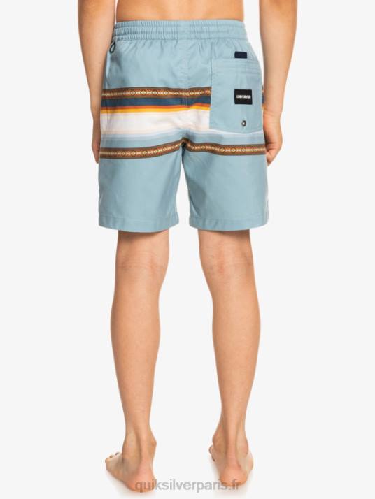 garçons Quiksilver 8-16 sun faded 15 volées recyclées D6PT2320 bleu citadelle