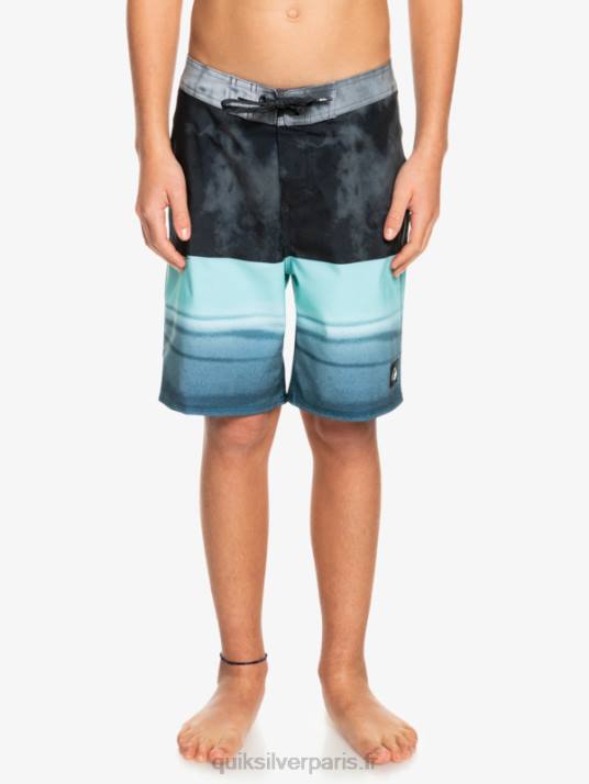 garçons Quiksilver 8-16 surfsilk cinq-0 17 short de bain D6PT2298 noir