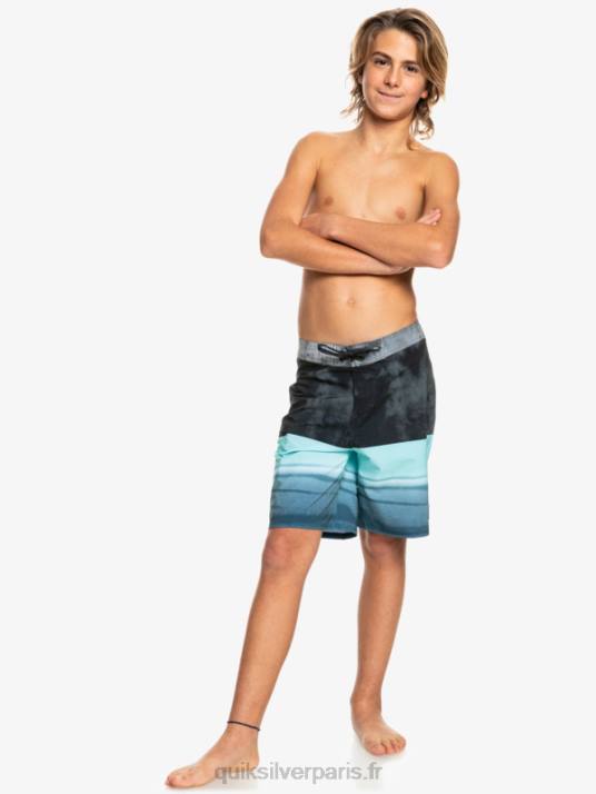 garçons Quiksilver 8-16 surfsilk cinq-0 17 short de bain D6PT2298 noir