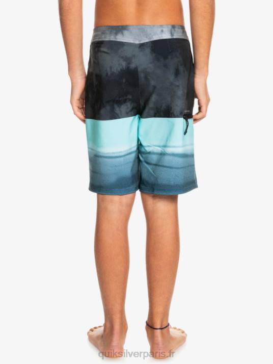 garçons Quiksilver 8-16 surfsilk cinq-0 17 short de bain D6PT2298 noir