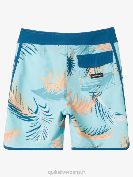 garçons Quiksilver 8-16 surfsilk festonné 17 boardshorts D6PT2019 bleu marocain
