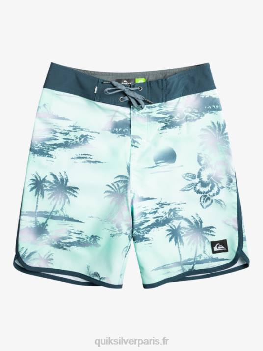 garçons Quiksilver 8-16 surfsilk festonné 17 boardshorts D6PT2020 verre de plage