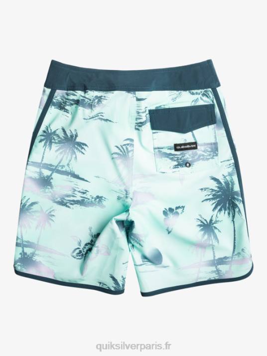 garçons Quiksilver 8-16 surfsilk festonné 17 boardshorts D6PT2020 verre de plage
