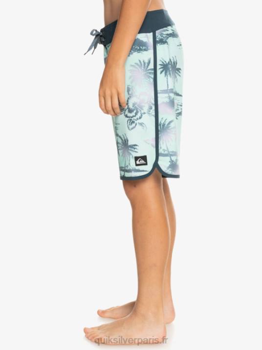 garçons Quiksilver 8-16 surfsilk festonné 17 boardshorts D6PT2020 verre de plage