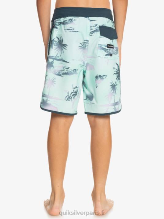 garçons Quiksilver 8-16 surfsilk festonné 17 boardshorts D6PT2020 verre de plage