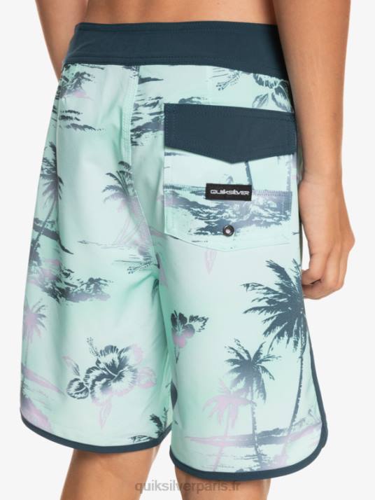 garçons Quiksilver 8-16 surfsilk festonné 17 boardshorts D6PT2020 verre de plage