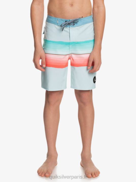 garçons Quiksilver 8-16 surfsilk résine teinte 17 boardshorts D6PT2300 insigne bleu