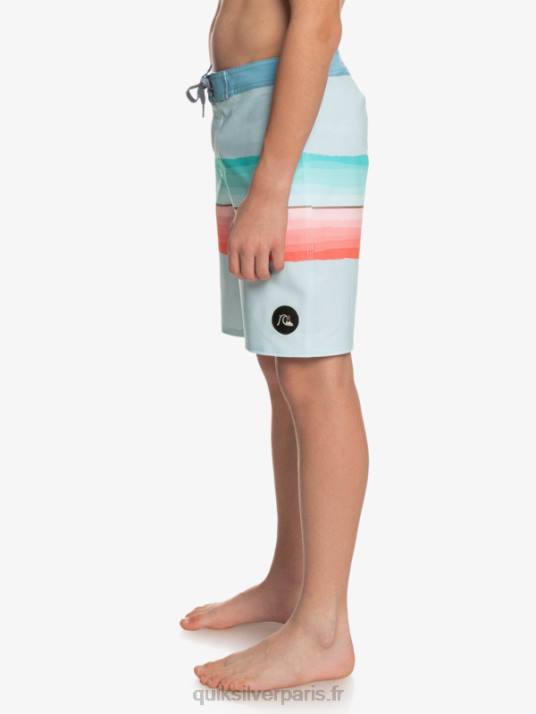 garçons Quiksilver 8-16 surfsilk résine teinte 17 boardshorts D6PT2300 insigne bleu