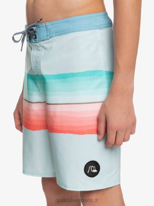 garçons Quiksilver 8-16 surfsilk résine teinte 17 boardshorts D6PT2300 insigne bleu