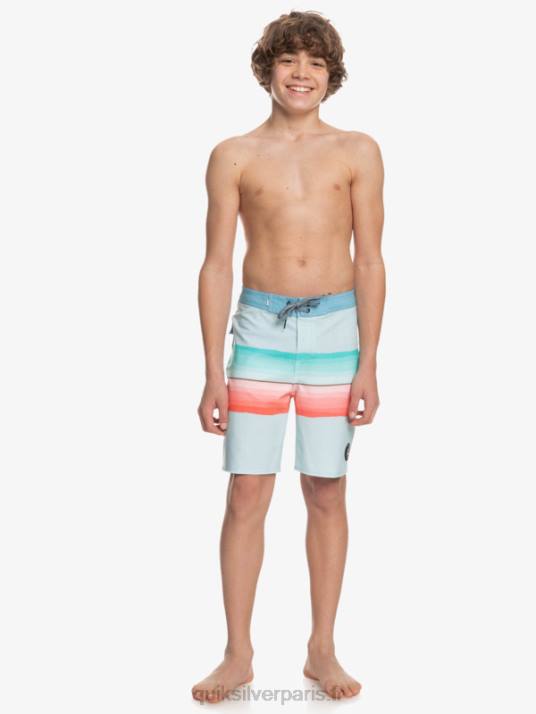 garçons Quiksilver 8-16 surfsilk résine teinte 17 boardshorts D6PT2300 insigne bleu